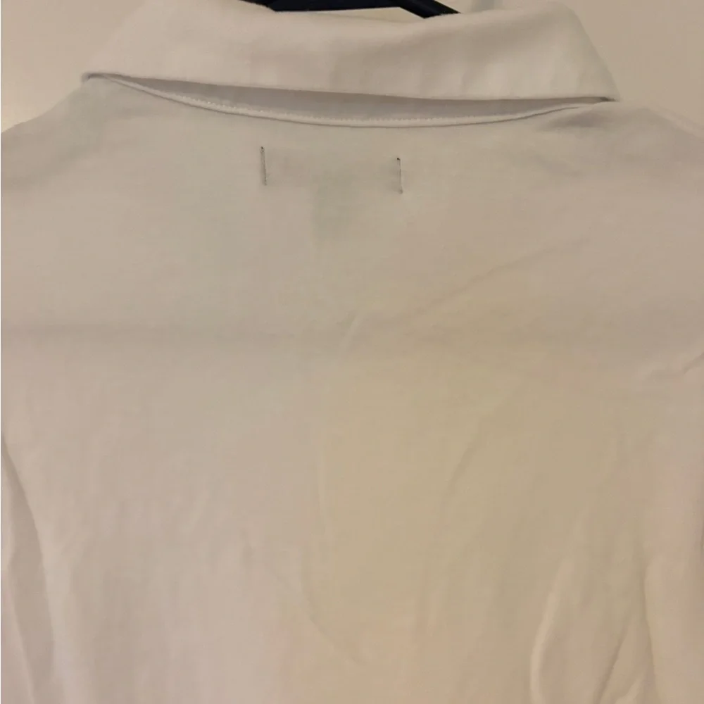 Banana Republic White Polo Shirt